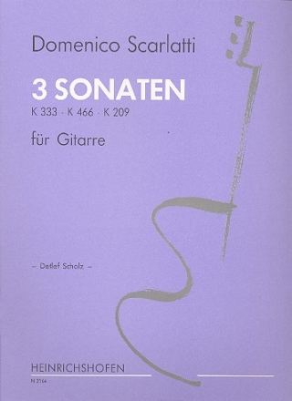 3 Sonaten fr Gitarre