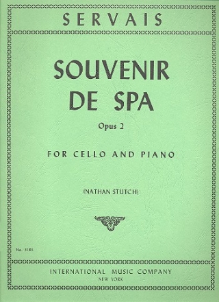 Souvenir de Spa op.2 for violoncello and piano