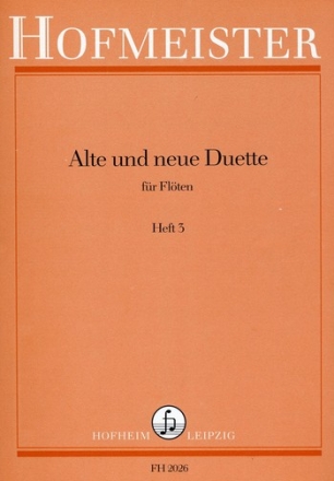 Alte und neue Duette Band 3 fr 2 Flten Spielpartitur