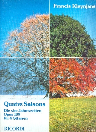 4 saisons op.109 fr 4 Gitarren