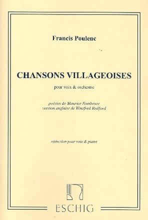 Chansons villageoises pour chant et piano (en/fr)