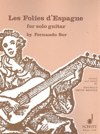 Les folies d'Espagne for guitar
