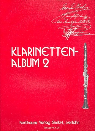 Klarinetten-Album Band 2 12 Stcke fr Klarinette und Klavier