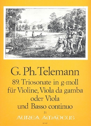 Triosonate g-Moll Nr.89 fr Violine, Viola da gamba (Viola) und Bc