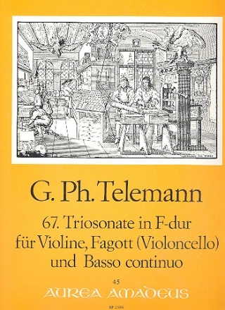 Triosonate F-Dur Nr.67 fr Violine, Fagott (Violoncello) und Bc