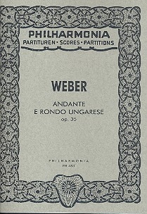 Andante e rondo ungarese op.35 fr Fagoot und Orchester Studienpartitur