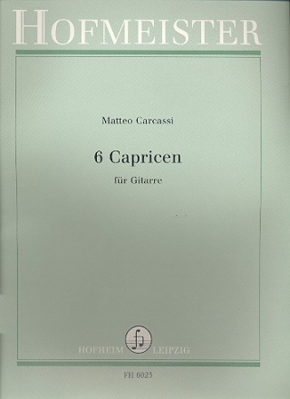 6 Capricen fr Gitarre solo
