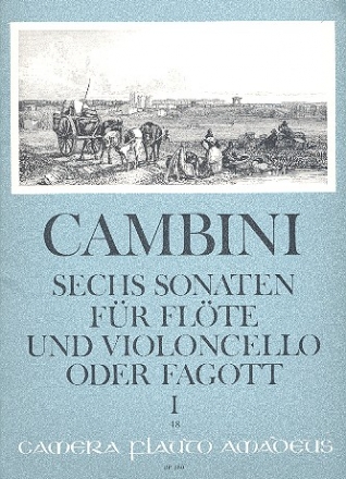 6 Sonaten Band 1 (Nr.1-3) fr Flte und Violoncello (Fagott)