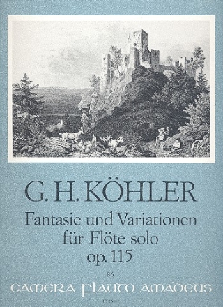 Fantasie und Variationen op.115 für Flöte solo