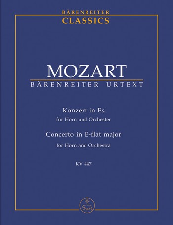 KONZERT ES-DUR KV447 FUER HORN UND ORCHESTER, Studienpartitur GIEGLING, FRANZ, ED.