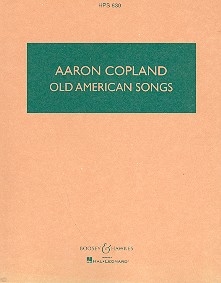 Old American Songs HPS 830 fr mittlere Stimme (Chor) und Orchester Studienpartitur