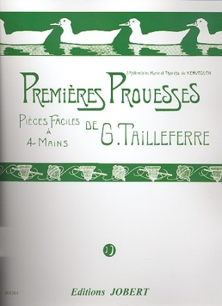 Premieres prouesses pour piano a 4 mains