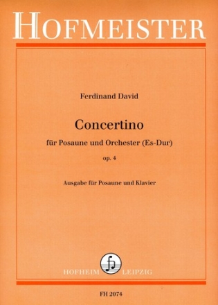 Concertino Es-Dur op.4 fr Posaune und Orchester fr Posaune und Klavier