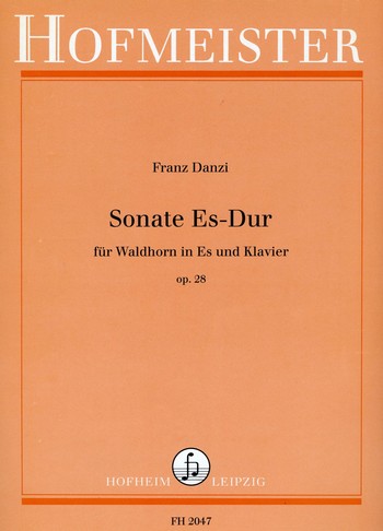 Sonate Es-Dur op.28 für Waldhorn in Es und Klavier