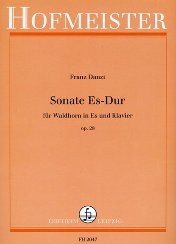 Sonate Es-Dur op.28 fr Waldhorn in Es und Klavier