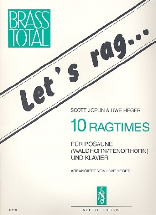Let's Rag...10 Ragtimes fr Posaune (Tenorhorn) und Klavier