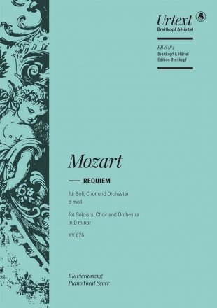 Requiem d-Moll KV626 fr Soli, Chor und Orchester Klavierauszug