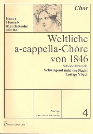 Weltliche a-cappella-Chre von 1846 Band 4 