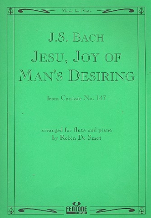 Jesu Joy of Man's Desiring for flute and piano