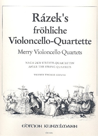 Frhliche Violoncello-Quartette nach den Streichquartetten bearbeitet