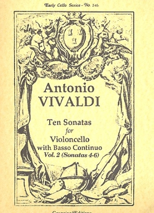 10 Sonatas vol.2 (nos.4-6) for violoncello and bc