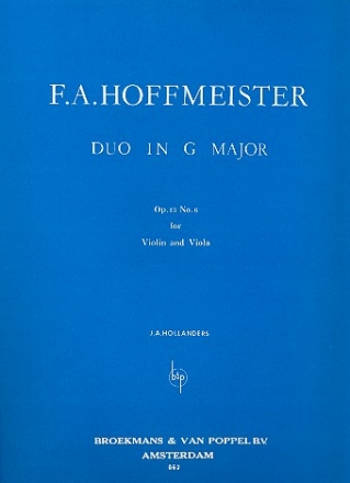 Duo G major op.13,6 for violin and viola
