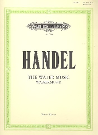 The Water Music for piano solo fr Klavier