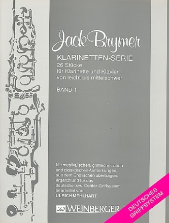 Klarinetten-Serie Band 1 26 Stcke fr Klarinette und Klavier