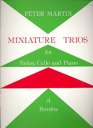 Miniature Trios vol.3 Rumba for violin, cello and piano