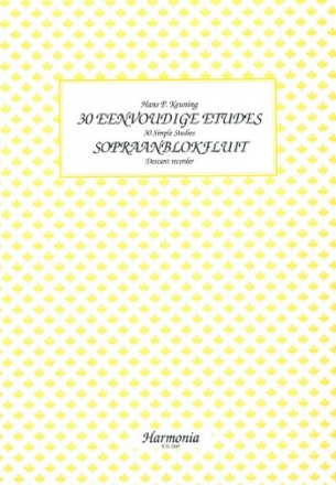 30 simple Studies for sopranblokfluit
