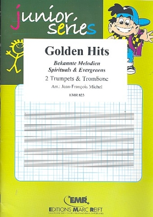 Golden Hits Trio Album fr 2 Trompeten und Posaune (Bass-Schl) Partitur und Stimmen