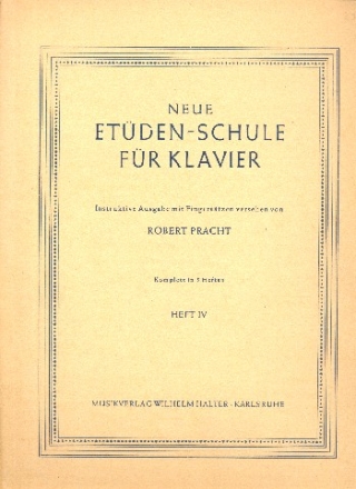 Neue Etdenschule Band 4 fr Klavier