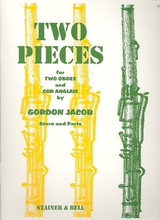 2 Pieces for 2 oboes and cor anglais score and parts