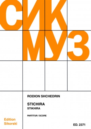 Stichira fr Orchester Partitur