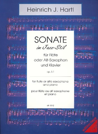 Sonate im Jazz-Stil op.3,1 fr Flte und Klavier