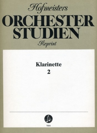 Orchesterstudien Band 2 fr Klarinette