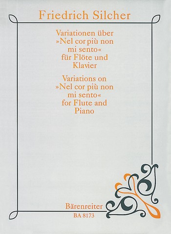 Variationen ber 'Nel cor piu non me sento' fr Flte und Klavier