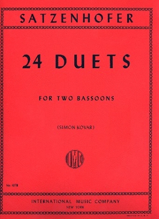 24 Duets for 2 bassoons