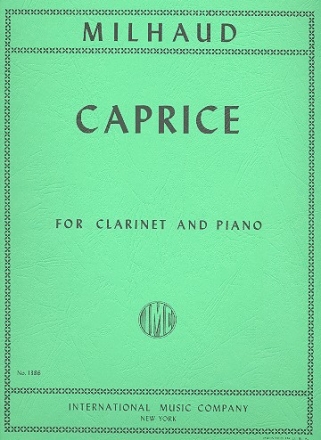 Caprice for clarinet and piano