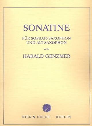 Sonatine fr Sopran- und Altsaxophon