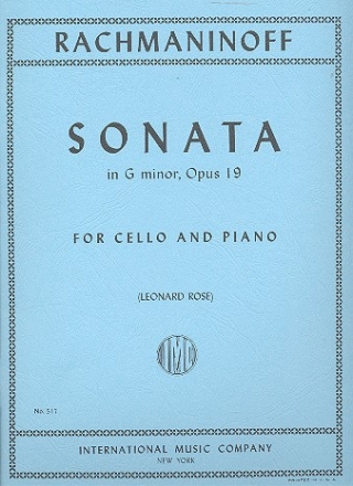 Sonata g minor op.19 for cello and piano