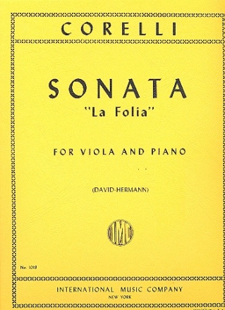 Sonata La folia for viola and piano
