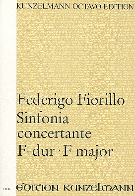 Sinfonia concertante F-Dur für 2 Oboen, 2 Klarinetten, 2 Hörner und Streicher Partitur
