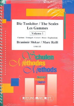 Die Tonleiter Band 1 fr Klarinette, Trompete, Cornet, Es Horn, Waldhorn, Euphoium