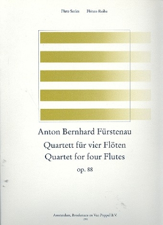 Quartett op.88 fr 4 Flten Partitur und Stimmen