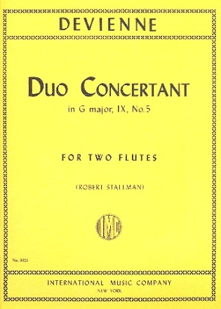 Duo concertant G major op.9 no.5 for 2 flutes