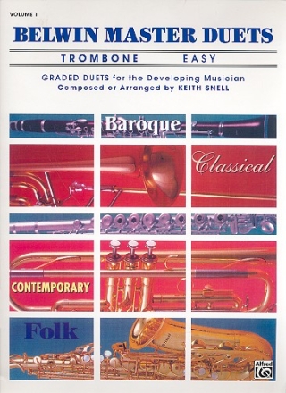 Belwin Master duets vol.1 for trombone easy