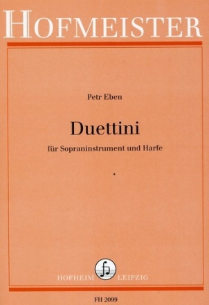 Duettini fr Sopraninstrument und Harfe