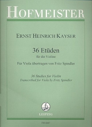 36 Etüden op.20 für Viola