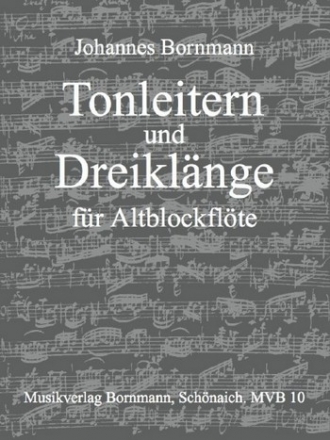 Tonleitern und Dreiklnge fr Altblockflte